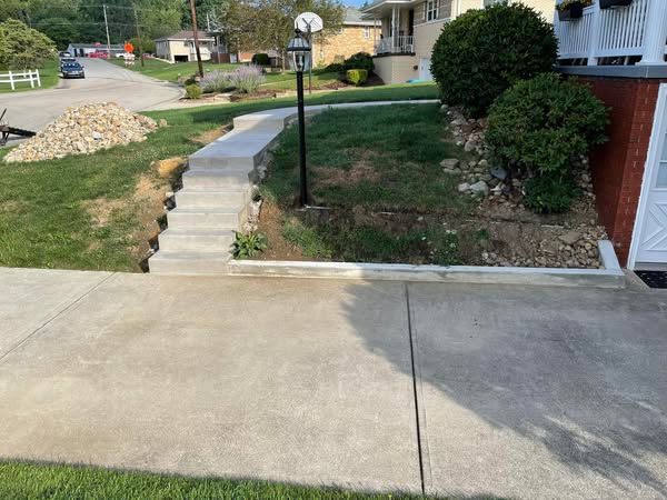 Landscape before project